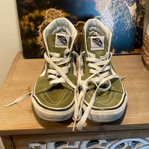 Green Hightop Vans